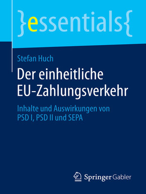 cover image of Der einheitliche EU-Zahlungsverkehr